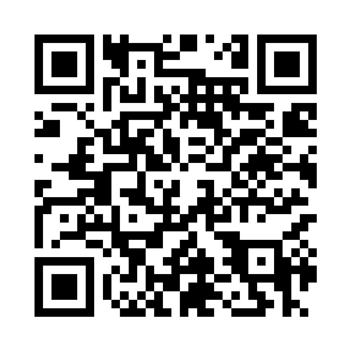 QR code that opens the check-in main page